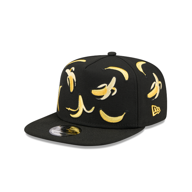 Gorra Plana de New Era Bananas 9FIFTY A-Frame Snapback Negra – New