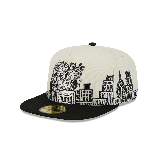 Gorra Plana de Tortugas Ninja Cityscape 59FIFTY A-Frame Cerrada