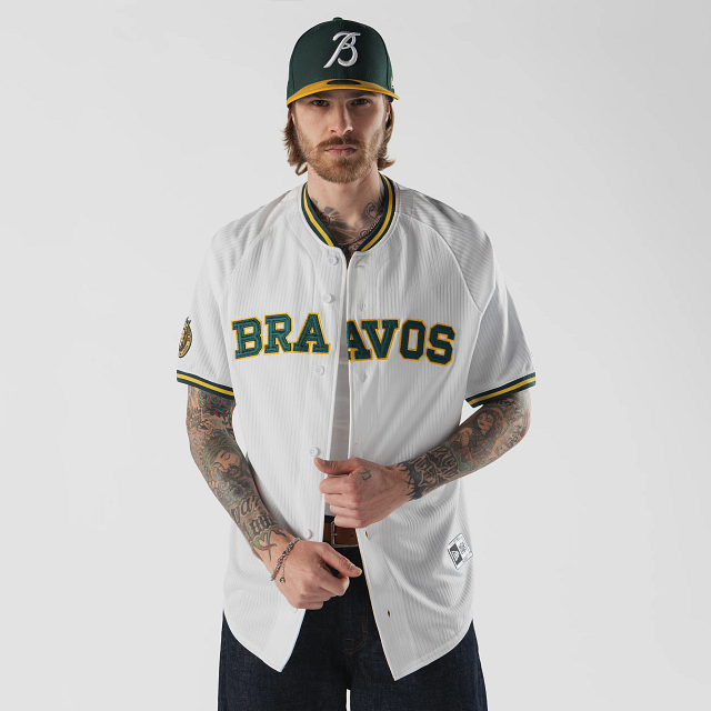 New Era Bravosユニフォーム ホワイト Jersey Home Bravos de León LMB 2026 – New Era Cap México