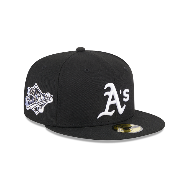 gorra atleticos de oakland negra