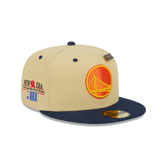 Gorra de Golden State Warriors NBA Tan 59FIFTY Cerrada