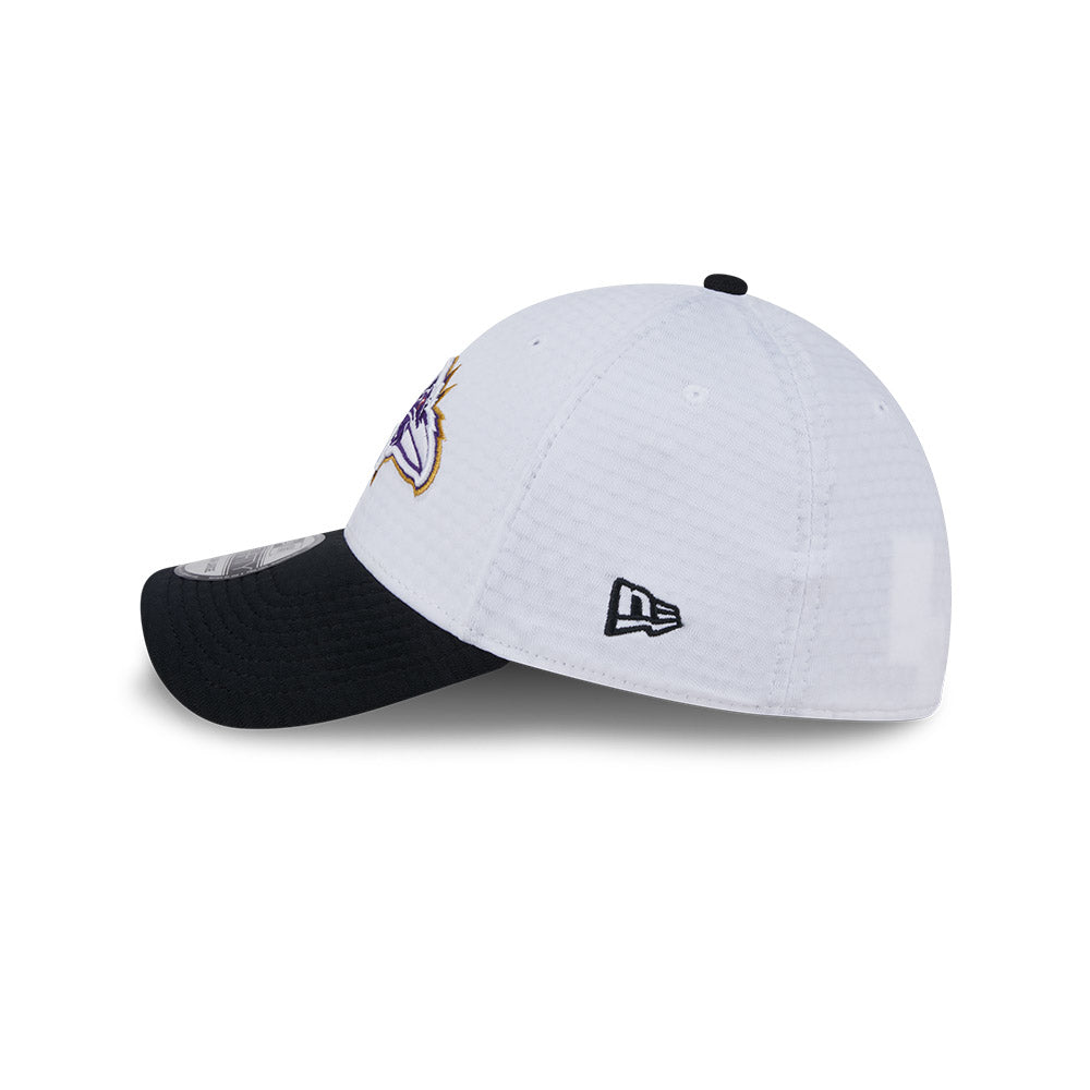 Gorra New Era 9Forty Indianapolis Colts - Blanca, Talla única, Ajuste Elástico, Edición Sideline 2023