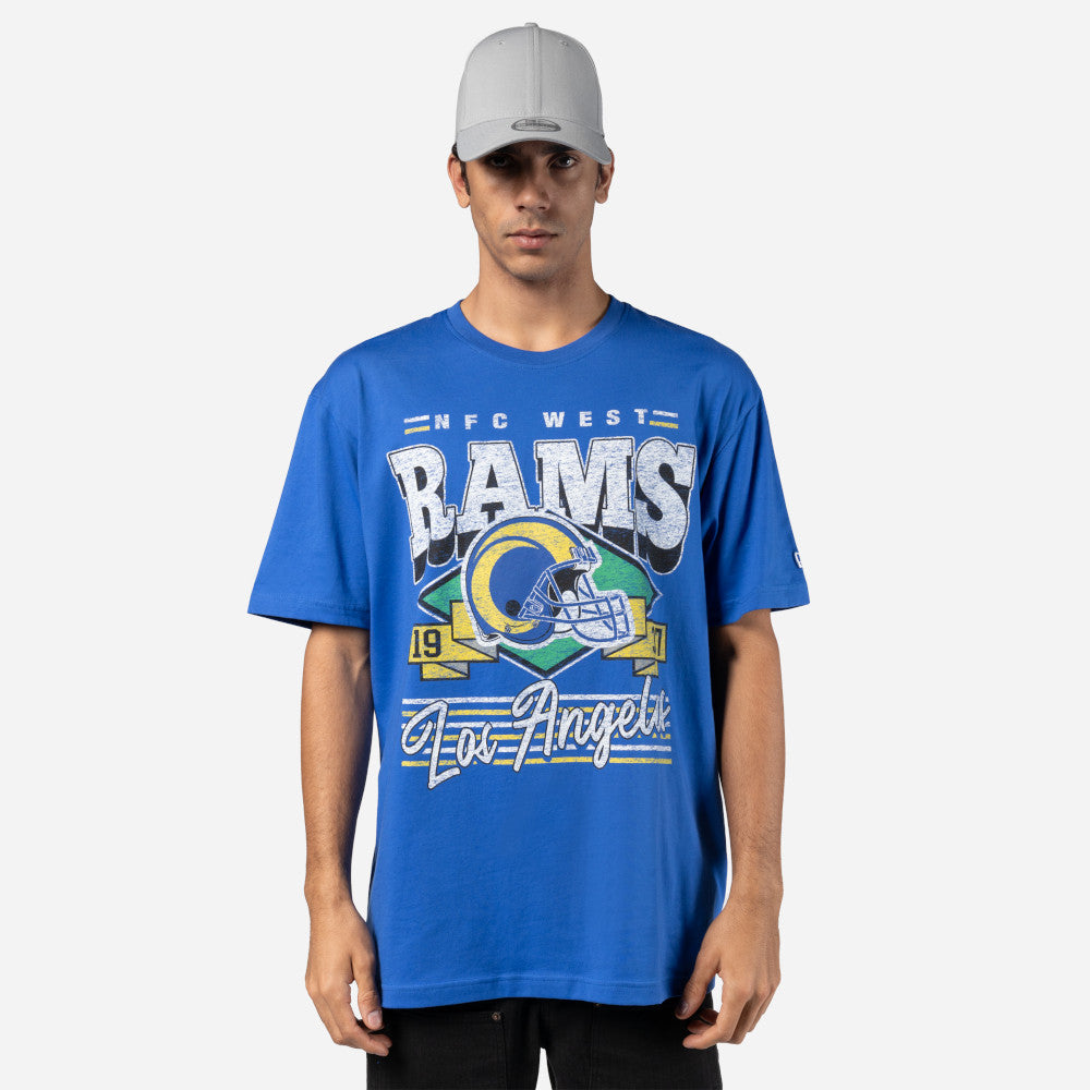 Playera Manga Corta Los Angeles Rams NFL Classics Azul – New Era Cap México