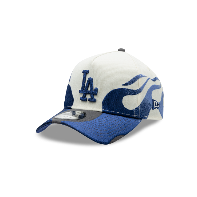 Los Angeles Dodgers MLB Flames 9FORTY A-Frame Snapback