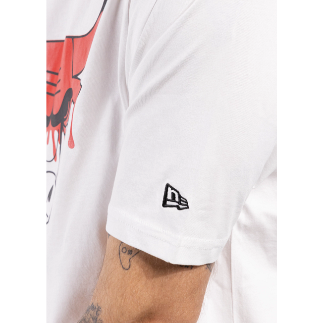 New Era Camiseta Chicago Bulls Nba Drip Logo Blanco COMPRAR ONLINE –