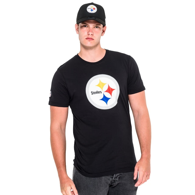 Chemise Oversized New Era Pittsburgh Steelers - 100% Coton, Noir, Neuf Avec étiquettes